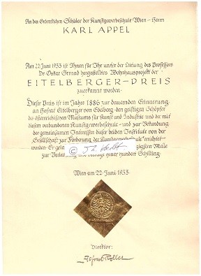 ALFRED ROLLER (1864-1935) Professor, österreichischer Bühnenbildner, Maler und Grafiker. 1897 war er Mitbegründer und 1902 Präsident der Wiener Secession, Direktor der Kunstgewerbeschule Wien, 1903 wurde er von Gustav Mahler an die Wiener Hofoper geholt, 1920 zusammen mit Richard Strauss und Max Reinhardt Begründer der Salzburger Festspiele