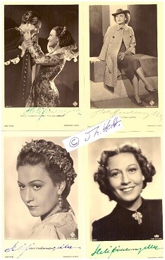 HELI FINKENZELLER (1914-91) deutsche Schauspielerin, mit Schauspieler Will Dohm verheiratet, Mutter von Gaby Dohm