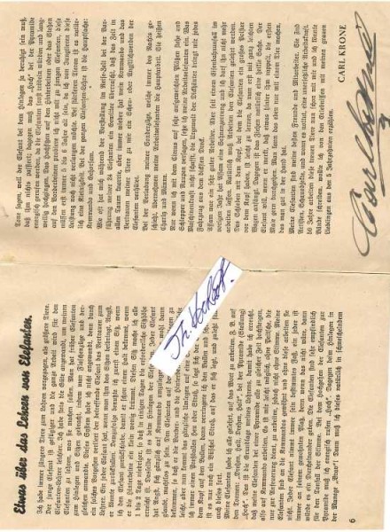 CARL KRONE (1870-1943) deutscher Zirkusdirektor aus der zweiten Generation der bekannten Krone-Dynastie und Gründer des Circus Krone. Sein Urgroßvater war der Magier Philadelphicus.