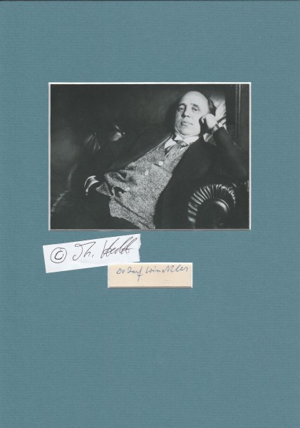 JOSEF WINCKLER (1881-1966) deutscher Dichter , schrieb u.a. DER TOLLE BOMBERG (zweimal verfilmt (1932 mit Hans Adalbert von Schlettow und 1957 mit Hans Albers in der Titelrolle)), begründet 1912 den literarischen Bund Haus Nyland
