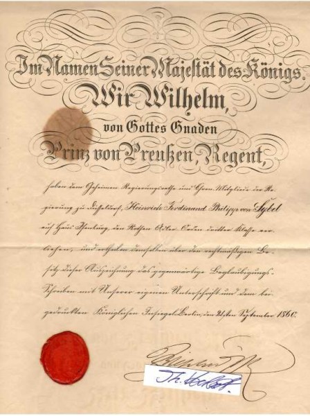 WILHELM I. (1797-1888) deutscher Kaiser, König von Preußen / german Emperor, King of Prussia