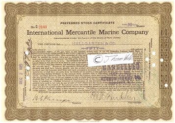 (TITANIC) Philip Albright Small Franklin (Philip A.S. Franklin,1 February 1871– 14 August 1939) President and Chairman of International Mercantile Marine Company (IMM) from 1916 to 1936. At the time of the Titanic disaster on April 15, 1912, Franklin was in charge of the White Star Line office and terminus affairs at IMM headquarters in New York City.