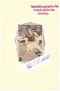 HERMANN EPPENHOFF (1919-92) deutscher Fußballspieler und -trainer. Er gewann als Spieler des FC Schalke 04 in den Jahren 1939, 1940 und 1942 die deutsche Meisterschaft und spielte dreimal in der Nationalmannschaft. Als Trainer von Borussia Dortmund gewann er 1963 ebenfalls die deutsche Meisterschaft sowie 1965 den DFB-Pokal.