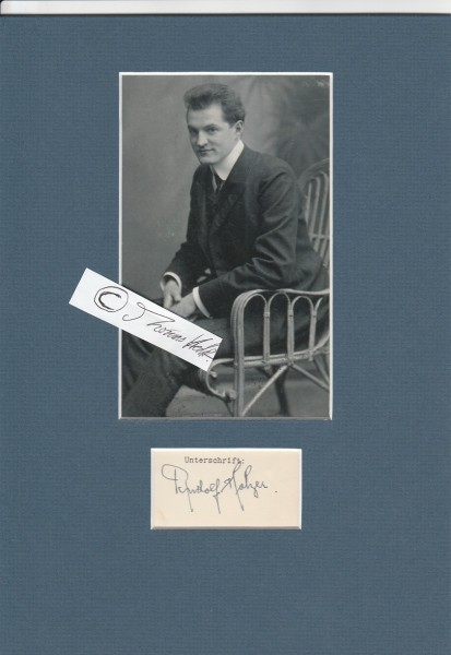 RUDOLF HOLZER (1875-1965) österreichischer Journalist und Schriftsteller, 1924–1933 Chefredakteur der Wiener Zeitung, 1945–58 Präsident des Presseclub Concordia