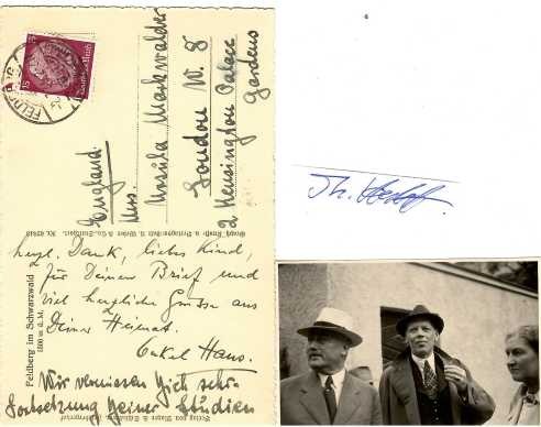 HANS KNAPPERTSBUSCH (1888-1965) deutscher Dirigent, Professor, 1919 Deutschlands jüngster Generalmusikdirektor, Ehrenbürger der Städte Bayreuth und München / german conductor