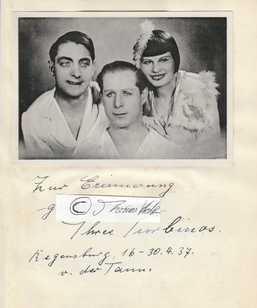 THREE TURBINOS Varieteekünstler, Artisten