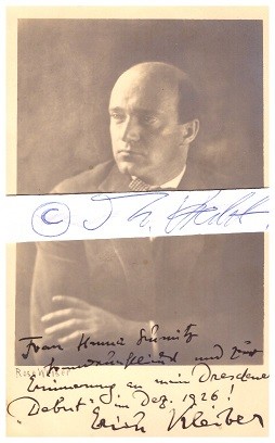 ERICH KLEIBER (1890-1956) österreichischer Dirigent, Generalmusikdirektor / austrian conductor