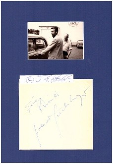 JOACHIM FUCHSBERGER (1927-2014) deutscher Schauspieler, u.a. Edgar-Wallace-Filmreihe aus den 1960er-Jahren, in denen er häufig den Inspektor von Scotland Yard verkörperte