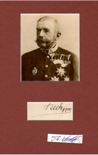 FRIEDRICH VON BECK-RZIKOWSKY (Friedrich Graf von Beck-Rzikowsky, 1830-1920) Geheimer Rat, k.k. österreichischer Generaloberst und von 1881 bis 1906 Chef des Generalstabs des österreichisch-ungarischen Heeres, das er komplett reorganisierte