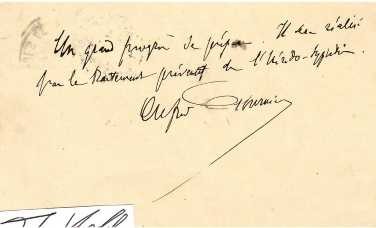 JEAN ALFRED FOURNIER (1832-1914) Professor Dr.med., französischer Dermatologe und Venerologe. Sein wichtigster Beitrag zur medizinischen Wissenschaft waren Untersuchungen zur angeborenen Syphilis, die er 1883 beschrieb. In zahlreichen Publikationen wies er auf die Bedeutung der Syphilis als Ursache degenerativer Erkrankungen hin. Außerdem gründete er 1901 die Société Française de Prophylaxie Sanitaire et Morale. / French dermatologist / dermatologue et professeur français spécialisé en vénérologie, notamment de la neurosyphilis. Il a laissé son nom entre autres à la gangrène de Fournier.