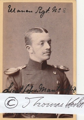GERHARD HEINRICH VON MANTEUFFEL (1858-1943) dt. Generalmajor der Kavallerie, Militärgouverneur in Belgien