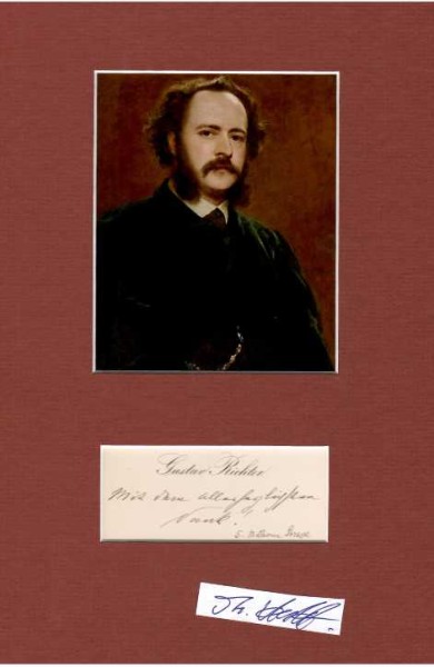 GUSTAV RICHTER (1823-84) deutscher Genre-, Historien-, Orient- und Porträtmaler, sowie Lithograf