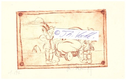 RUDOLF SCHIESTL (1878-1931) deutscher Maler, Radierer, Grafiker und Glasmaler