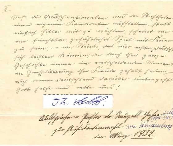 ELISER TRAUGOTT HAHN Sr. (1848-1939) deutsch-baltischer lutherischer Pastor und Evangelist. Nach der Oktoberrevolution 1917 und seiner Rückkehr ins Baltikum wurde er 1918 Vertreter der estländischen Geistlichkeit im Landesrat des von Deutsch-Balten geplanten Vereinigten Baltischen Herzogtums in Riga. Im Zuge des Estnischen Unabhängigkeitskriegs floh Traugott Hahn 1918 vor den Bolschewiki nach Deutschland. Hier wirkte er bis 1930 als Evangelist und wohnte in Gütersloh (1919–24), Frankfurt am Main (1924–36) und schließlich in Burgdorf. (WIKI); Vater des Märtyrers Traugott Hahn Jr.