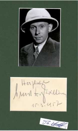 ERNST A. ZWILLING (1904-90) Professor Dr., österreichischer Afrikaforscher und Autor / austrian africa explorer and author