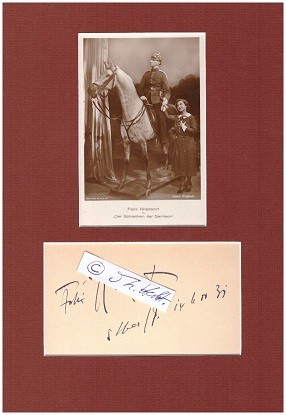 FELIX BRESSART (1892-1949) Dr., dt.-jüdischer Charakterkomiker, 1933 in USA emigriert