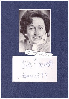UTTA DANELLA (1920-2015) deutsche Schriftstellerin / german writer
