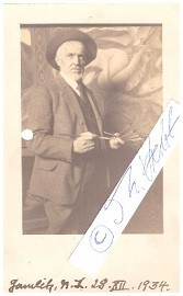 FRANZ LIPPISCH (1859-1941) deutscher Maler, Berliner Kunstakademie, Mitbegründer der Berliner Secession, Illustrator / Buchkünstler für den Diederichs Verlag