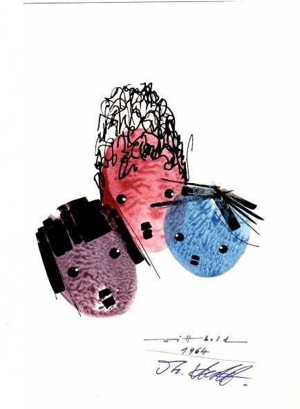 GÜNTER WITTBOLD (Daten unbekannt) deutscher Grafiker / german illustrator