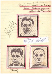 PAUL JANES (1912-87, deutscher Fußballspieler, Abwehrspieler, auch im Aufgebot für die Weltmeisterschaft 1934 in Italien , später Breslau-Elf); PETER PLATZER (1910-59) österreichischer Fußballspieler auf der Position des Torwarts