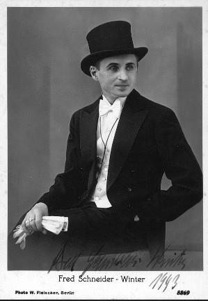 Fred Schneider-Winter (1901-88) deutscher Schauspieler und Regisseur