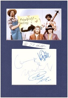 KARL DALL (1941-2020) deutscher Komiker; JÜRGEN BARTZ (1944); INGO INSTERBURG (1934-2018) deutscher Musik-Kabarettist, Komiker, Sänger, Multiinstrumentalist, Schriftsteller, Schauspieler, Komponist, Maler, Zeichner und Bastler; PETER EHLEBRACHT