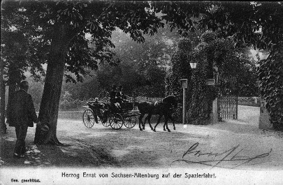 ERNST I. (1826-1908) regierender Herzog von Sachsen-Altenburg 1853-1908