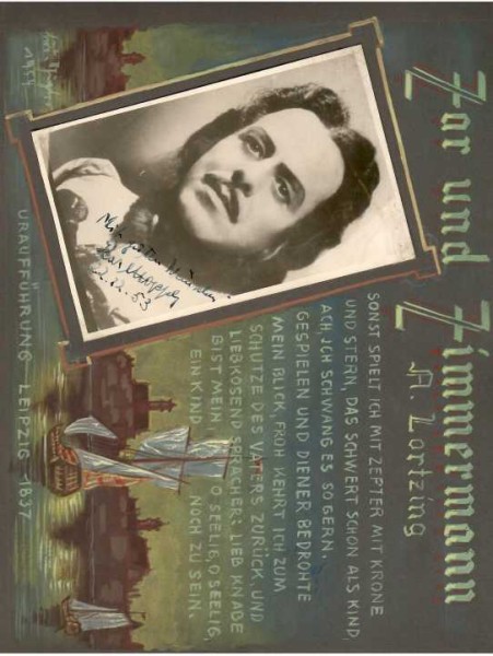 KARL MOSCHEK (Daten unbekannt) österreichisch-tschechischer Opernsänger/ austrian-czech opera singer