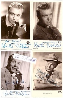 GUSTAV FRÖHLICH (1902-87) deutscher Schauspieler, Filmregisseur und Autor, 1930/31 verpflichteten ihn Warner Bros. nach Hollywood