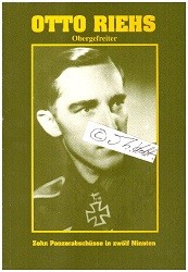 OTTO RIEHS (1921-2008) österreichischer Soldat im Zweiten Weltkrieg in der deutschen Wehrmacht, Obergefreiter und Ritterkreuzträger, Ritterkreuz als Obergefreiter (Corporal) Unit: Geschützführer, 14. Kompanie, Grenadier-Regiment 55, 17. Infanterie-Division / Knight´s Cross of the Iron Cross