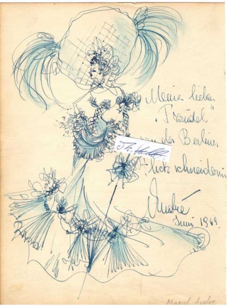 MARCEL ANDRE (Daten unbekannt) Modeschöpfer / fashion designer