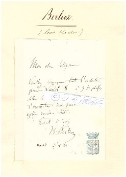 HECTOR BERLIOZ (1803-69) bedeutender französischer Komponist und Musikkritiker der Romantik / french composer