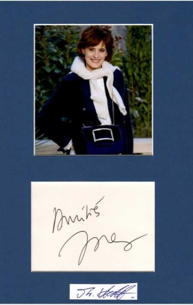 INES DE LA FRASSANGE (1957) französisches Model sowie eine Mode- und Parfum-Designerin, Exklusivvertrag mit dem Modehaus Chanel, Muse von Karl Lagerfeld,