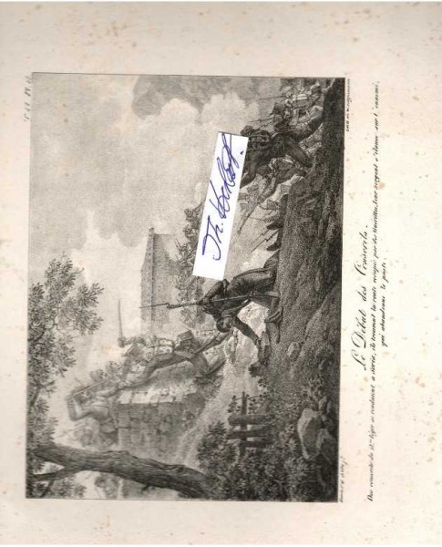 Louis Albert Guislain Bacler d'Albe (Baron) 1761-1824, Baron de l’empire, französischer Militärtopograph und Landschaftsmaler. Als Leiter der Kartographieeinheit der französischen Armee und Mitglied im Generalstab begleitete er Napoleon Bonaparte auf allen seinen Feldzügen durch Europa. Er schuf großdimensionierte Kartenwerke mit hoher Genauigkeit, auf deren Grundlage die Truppenbewegungen dargestellt und geplant wurden. Als Künstler schuf er über 500 Bildwerke mit idyllischen Landschaftsansichten oder heroisierenden Schlachtendarstellungen.-Copy