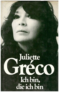 JULIETTE GRECO (1927-2020) französische Chansonsängerin, grande dame de la chanson, die Muse der Existenzialisten