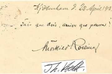 NIELS THORKILD ROVSING (1862-1927) Professor Dr.med., dänischer Chirurg. Nach ihm benannt sind das Rovsing-Zeichen (klinisches Zeichen bei Appendizitis), die Rovsing-Operation (bei Zystenniere) und das Rovsing-Syndrom (Unterbauchschmerz beim Vorliegen einer Hufeisenniere durch Gefäßkompression). Rovsing wurde 1902 mit dem Dannebrogorden geehrt. / danish doctor, surgeon