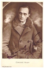 CONRAD VEIDT (1893-1943 Hollywood) dt. Schauspieler, Regisseur, Produzent und Autor