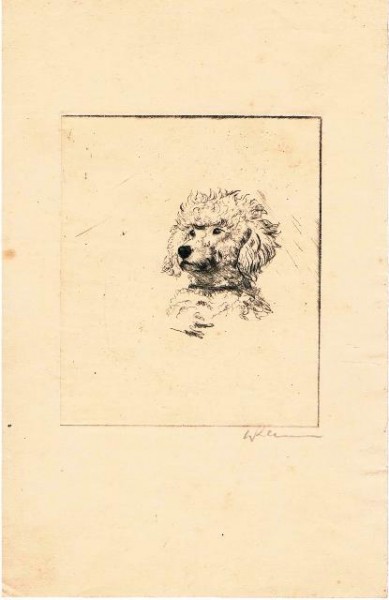 WALTHER KLEMM (1883-1957) Professor (Weimar) dt. Maler, Grafiker und Illustrator, Berliner Secession