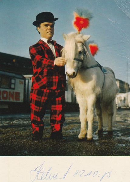 KLEIN HELMUT (Helmut Werner,1935) Zwergclown des Zirkus Krone