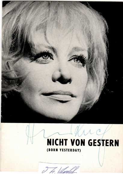 HILDEGARD KNEF (HILDE KNEF,1925-2002) deutsche Schauspielerin und Chansonsängerin / german actress and singer