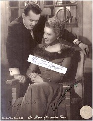 CLEMENTIA EGIES (1911- nach 1943); ROLF WEIH (1906-69) deutscher Schauspieler, Operetten-Buffo, vorwiegend als Liebhaber mit komödiantischer Note