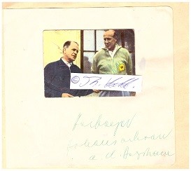 SEPP HERBERGER (Seppl/Josef Herberger, 1897-1977) deutscher Fußballspieler und -trainer, Reichstrainer und Bundestrainer, Weltmeisterschaft 1954