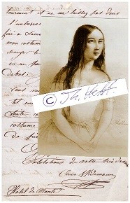 ANNA WIDEMANN (geb. Marie Anne Jung, 1815-64) Primadonna, Opernsängerin in Frankreich (Alt,Contralto)