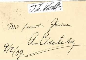 ANTON VON EISELSBERG (Anton Freiherr von Eiselsberg, 1860-1939) Professor Dr.med., österreichischer Chirurg und Hochschullehrer, viele Ehrungen : 1903 Hofrat, 1927 Verleihung der Lister-Medaille, 1931 Ehrenbürger von Wien / austrian doctor and surgeon