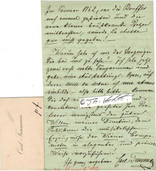 KARL TREUMANN (auch Carl Treumann, 1823-77) österreichischer Schauspieler, Operettensänger (Tenor), Theaterleiter und Schriftsteller; Direktor des Carltheaters, erbaute 1860 das Theater am Franz-Josefs-Kai (Kaitheater oder Treumann-Theater)