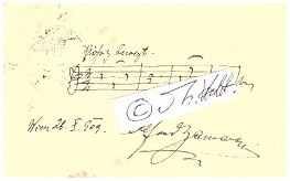 ALFRED ZAMARA (1863-1940) österreichischer Komponist und Harfenist, Harfenprofessor am Wiener Konservatorium