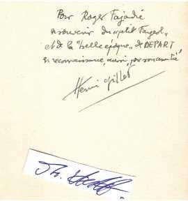 HENRI GILLET (Daten unbekannt) französischer Dichter / french poet