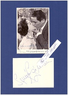 RUDOLF PRACK (1905-81) österreichischer Schauspieler. Seine Filmrollen trugen ihm den Ruf ein, der „meistgeküsste Mann des deutschen Films“ zu sein.; SONJA ZIEMANN (1926-2020) deutsche Schauspielerin, Tänzerin und Sängerin