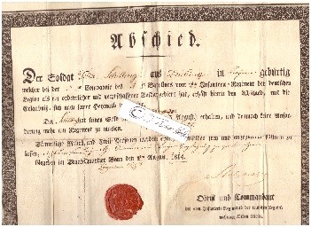 WOLF WILHELM FERDINAND VON STÜLPNAGEL (1781-1839) preußischer General, 1814 Kommandeur 2. Infanterie-Regiment der nunmehr DEUTSCHEN LEGION, 1837 Gen.Lt. und Direktor Allgemeines Kriegs-Department / Prussian general officer and Director of the General War Department in the Prussian War Ministry