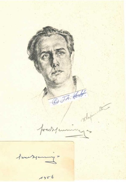 FRED HENNINGS (1895-1981, eigtl. Franz von Papen-Pawlowsky) österreichischer Schauspieler (Burgtheater) und Schriftsteller